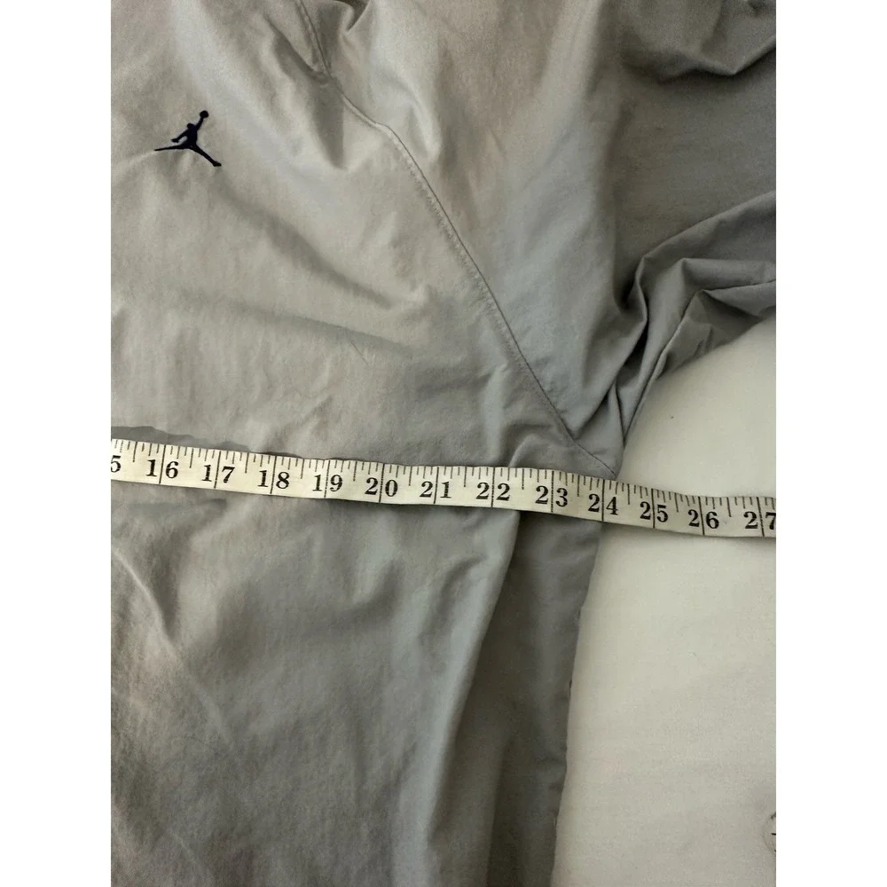 Vintage Y2K  Jordan Script Back Track Jacket Mens 3XL‎ Gray Full Zip Streetwear